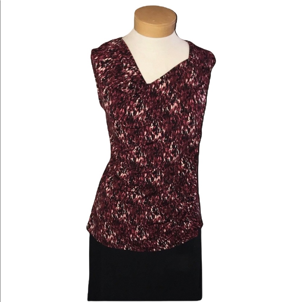 1XL Sleeveless cowl neck top